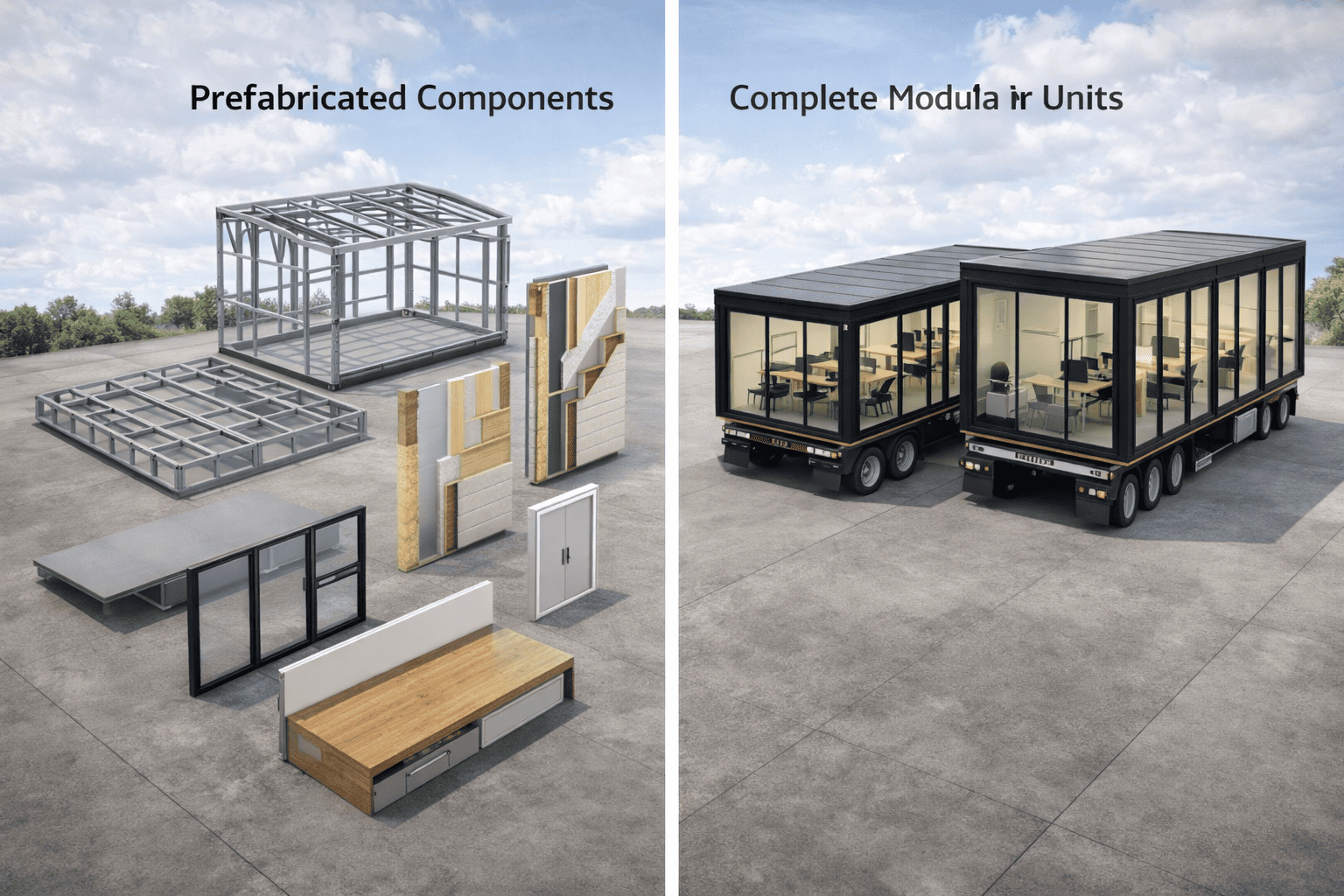 Bangunan Prefab vs Modular: Apa Bedanya? Panduan Lengkap untuk Calon Pembeli